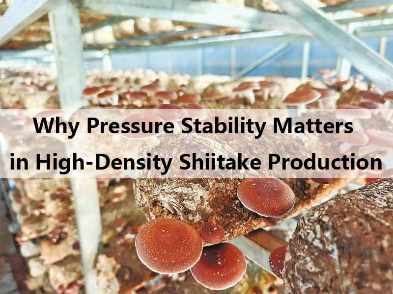 Why Pressure Stability Matters in High-Density Shiitake Production