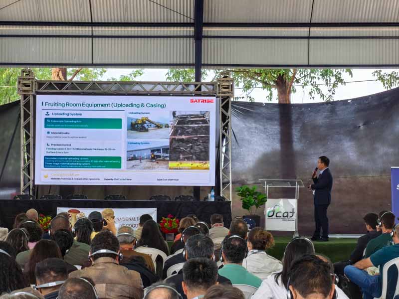 Satrise Shares Mushroom Solutions at Brazil National Growers Conference